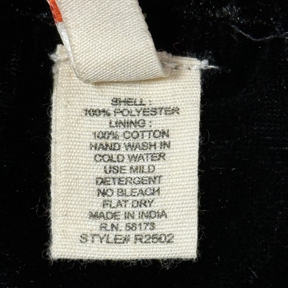 RAGA Winston Velvet Embroidered Jacket Black Ivory Anthropologie Torero‎ Blazer - Picture 10 of 16